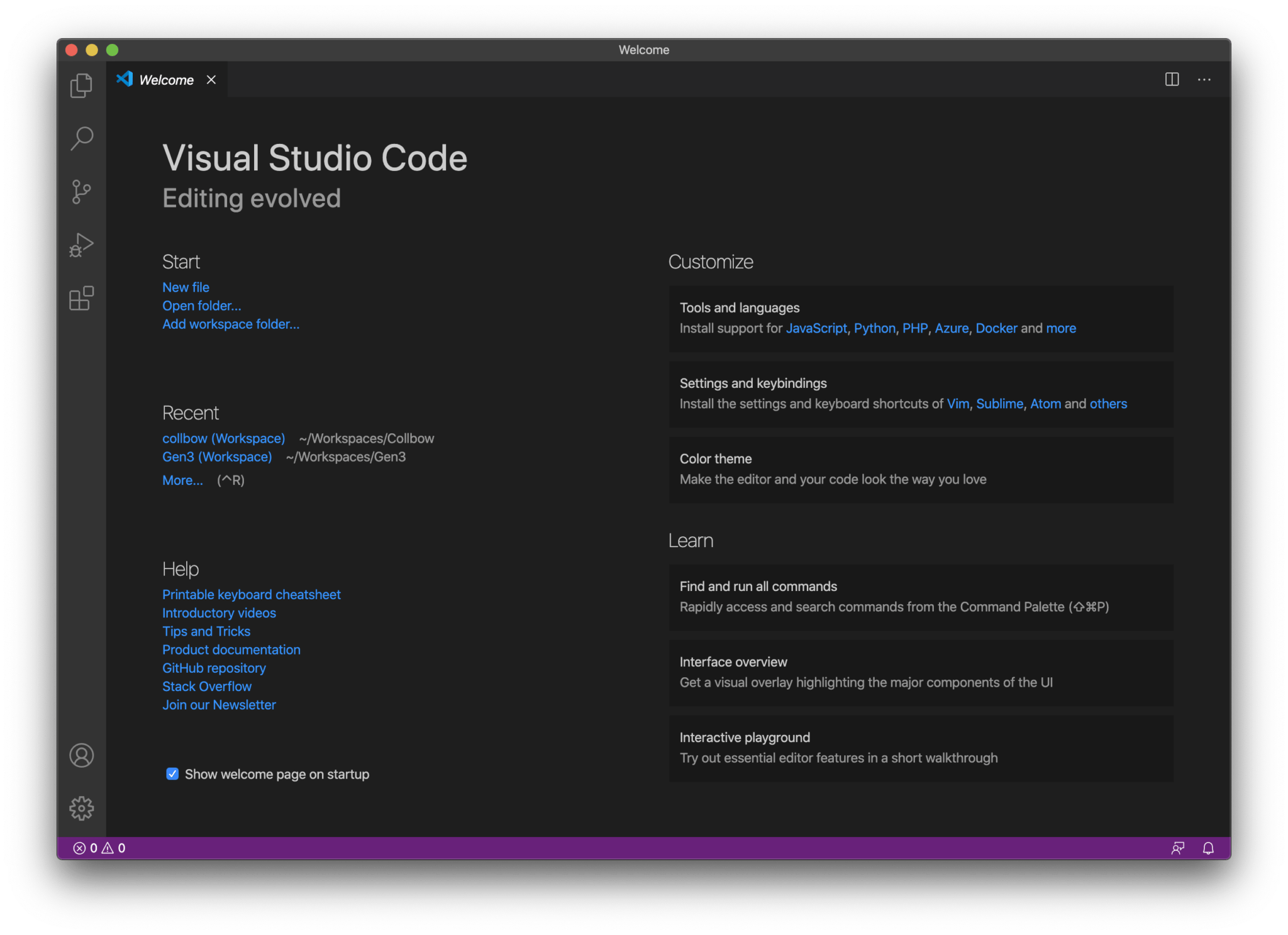 ms visual studio code for mac extensions